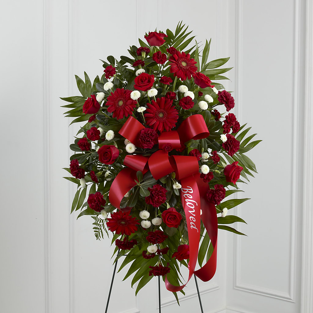 Treasured Memories Standing Spray – Royal Flowers 4u, Tucson AZ