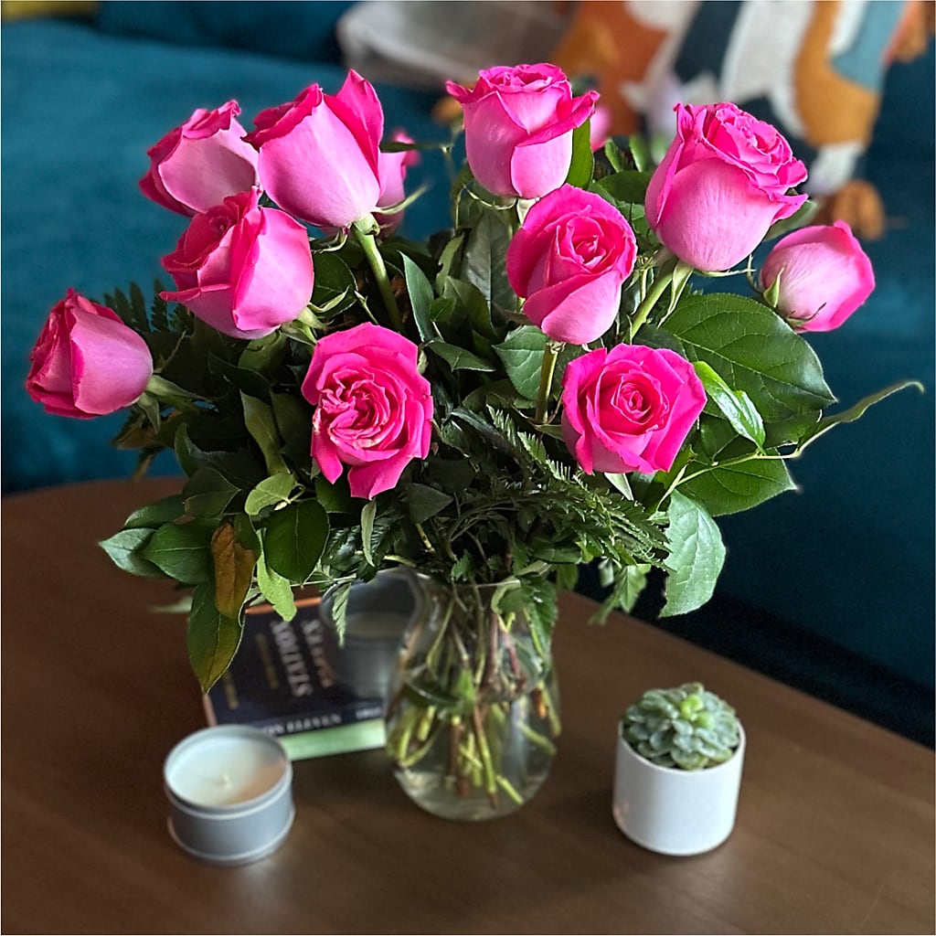 Long Stem Pink Rose Bouquet –  Royal Flowers 4u, Tucson AZ