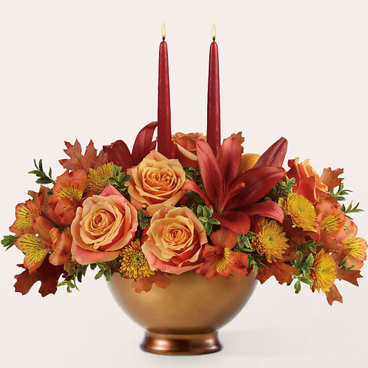 Harvest Table Centerpiece –  Royal Flowers 4u, Tucson AZ