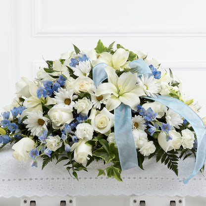 Tender Treasure Casket Spray –  Royal Flowers 4u, Tucson AZ