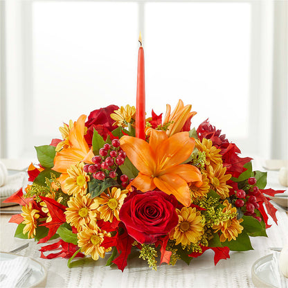 Autumn's Embrace Centerpiece –  Royal Flowers 4u, Tucson AZ